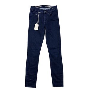 Madewell Women's Skinny Skinny Ankle Jeans Size 24 Blue Dark Wash Denim